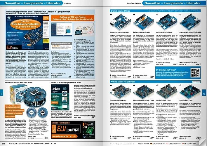 ELV-Katalog 2015: Neuigkeiten, Projekte, Produkte - eine kleine Katalogauswahl (Bild: ELV)