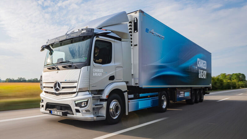 Daimler Truck bringt den E-Actros 300 nächstes Jahr auf den Markt. 