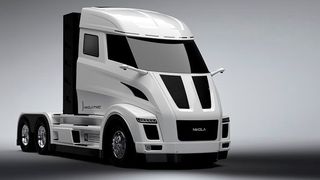 Bosch liefert die Technik für den elektrischen Lkw „Nikola Two“ des US-Start-ups Nikola Motors. (Nikola Motors)