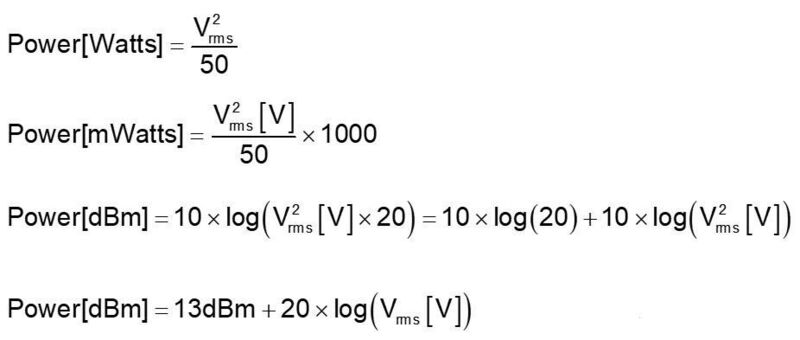 Bild 7: Formeln zur Konvertierung der einzelnen Parameter. (Teledyne LeCroy)
