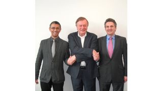 V.l.n.r: Noor Ali (Air Products), Werner Remmel (Geschäftsführer von Real-Gas), Matthias Kuhn (Geschäftsführer bei Air Products für den Bereich Industriegase in Nordeuropa). (Bild: Air Products)