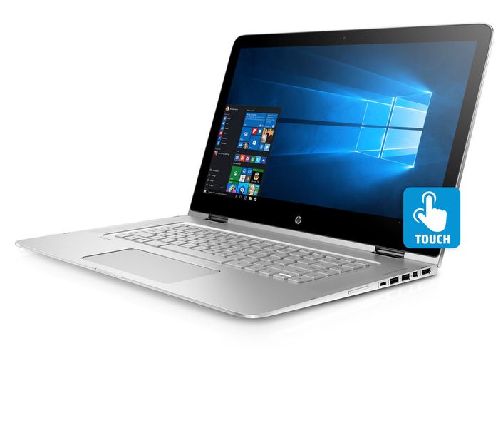 Im Notebook-Modus ist das Spectre x360 ein flaches und trotzdem leistungsfähiges 15,6-Zoll-Notebook. Es ist auch mit 4K-Display erhältlich. (Bild: HP)