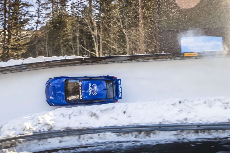 Das Aufstauben lässt sich auf purem Eis nicht verhindern. (Subaru USA)