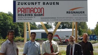 Spatenstich für das neue Werk des Peißenberger Werkzeugmaschienbauer Primacon. (Archiv: Vogel Business Media)