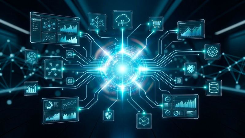Mit der PartnerFirst-Plattform bündelt TD Synnex digitalen Tools und Services in einem einheitlichen Einstiegspunkt. Diese reichen von E-Commerce über Cloud bis hin zu Sales Enablement. (Bild:  Gemini / KI-generiert)