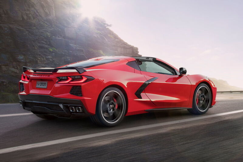 Optisch schlägt die Corvette in ihrer nunmehr achten Auflage eine gänzlich neue Richtung ein. (Chevrolet)
