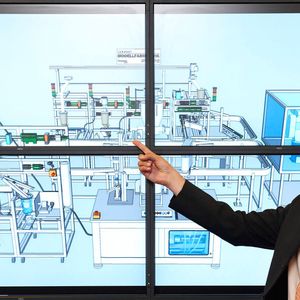 Einsatz von 3D-Modellen: Professor Jürgen Jasperneite, Institutsleiter des Init und Fraunhofer-Anwendungszentrum Industrial Automation (IOSB-INA), sieht Potenziale für Unternehmen.