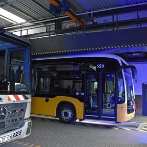 Stolz ist Daimler Truck auf den Dach-Arbeitsplatz ...(Bild:  Simon – VCG)