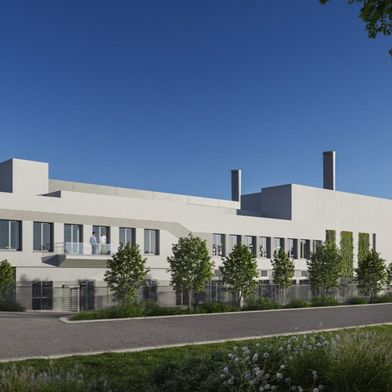 Visualisierung des geplanten Rechenzentrums von firstcolo Datacenters in Rosbach. 
 (Bild: firstcolo Datacenters GmbH)