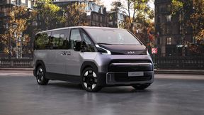 Mit dem neuen PV7 schickt Kia nun einen Transporter mit 800-Volt-Technik ins Rennen. (Bild: Kia)