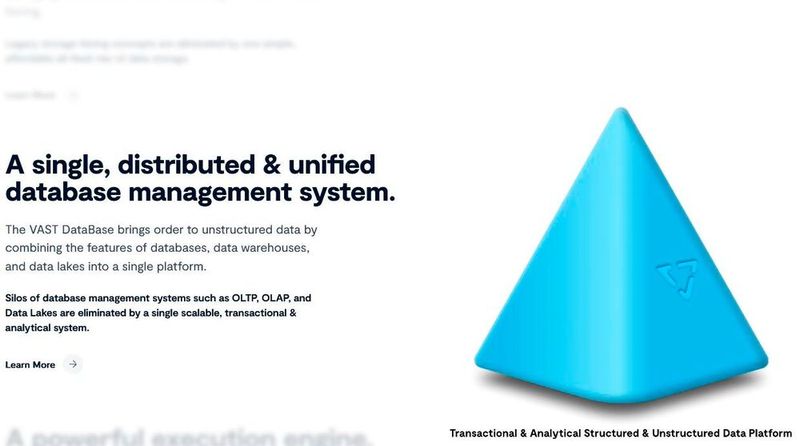 Die VAST Data Plattform umfasst jetzt alle Arten von unstrukturierten Daten in einem einzigen, verteilten und vereinten Datenbank-Management-System. (Bild: VAST Data)