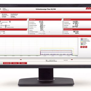 Alle Schweißparameter im Blick: Über die Echtzeitanzeige von EWM Xnet lassen sich vom Büro aus Status und Einstellungen der vernetzten Schweißgeräte laufend verfolgen.(Bild:  EWM)