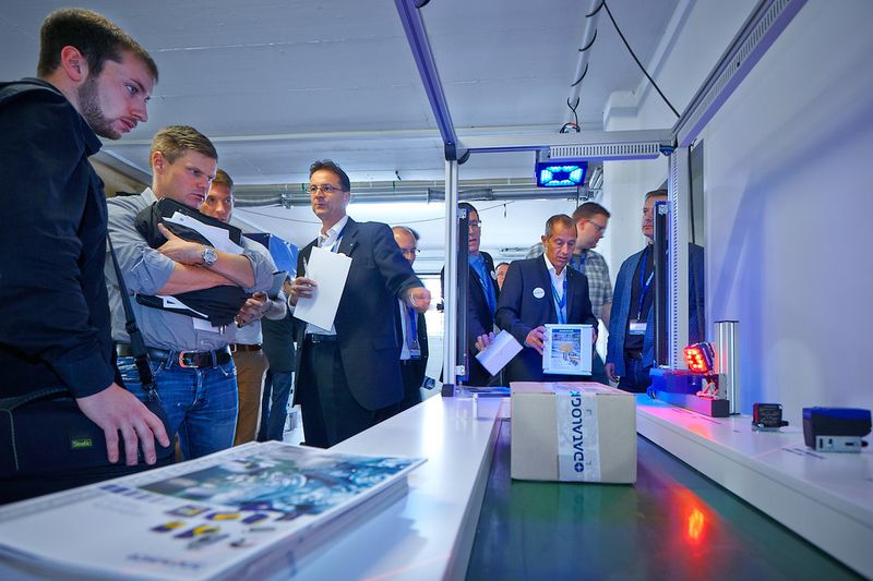 Produkte für die industrielle Automation und Logistik gehörten ebenfalls zu den Ausstellungsstücken. (Bild: Datalogic)