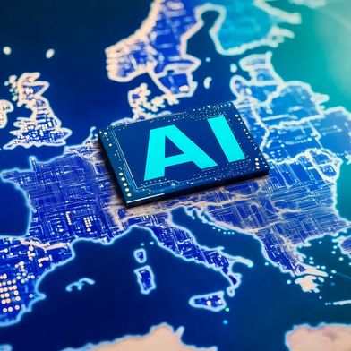 In der EU beschäftigt man sich damit, wie man auf mögliche Zugangssperren für KI-Systeme reagieren kann. (Bild: © deimos.az - stock.adobe.com / KI-generiert)