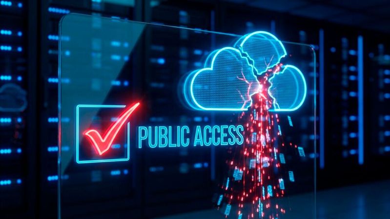 Das klassische Cloud-Sicherheitsversagen beginnt selten mit einem Exploit, sondern mit dem berühmten „Häkchen an der falschen Stelle“.(Bild:  Gemini / KI-generiert)