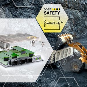 Das neue Safety-Relais-Modul von B& soll mobile Arbeitsmaschinen noch sicherer machen.(Bild:  B&R Industrial Automation)