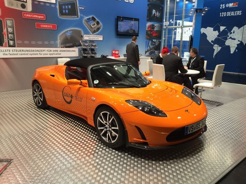 Dieser Flitzer wirbt für neue Steuerungskonzepte. (Bild: Jablonski)