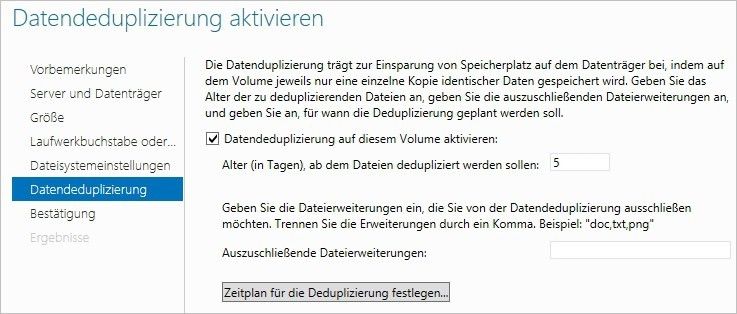 Bei der Installation des Rollendienstes „Datendeduplizierung“ über „Datei- und Speicherdienste/Datei- und iSCSI-Dienste“ integriert der Installations-Assistent auch ein Befehlszeilentool. Damit lassen sich die doppelten Dateien auffinden, um abschätzen zu können, ob der Rollendienst auf dem Dateiserver sinnvoll einsetzbar ist. Das Tool „Ddpeval“ befindet sich im Ordner \Windows\System32. (Bild: Archiv)