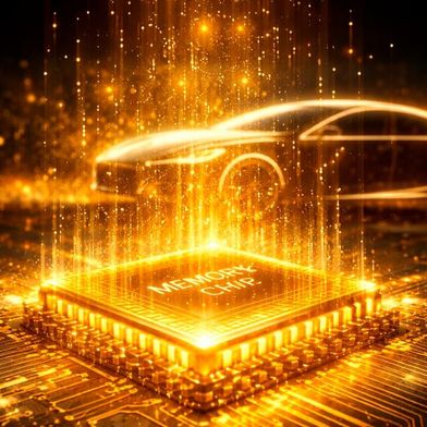 Memory chips are currently being referred to as digital gold by the Chinese press. (Image:Dall-E / AI-generated)