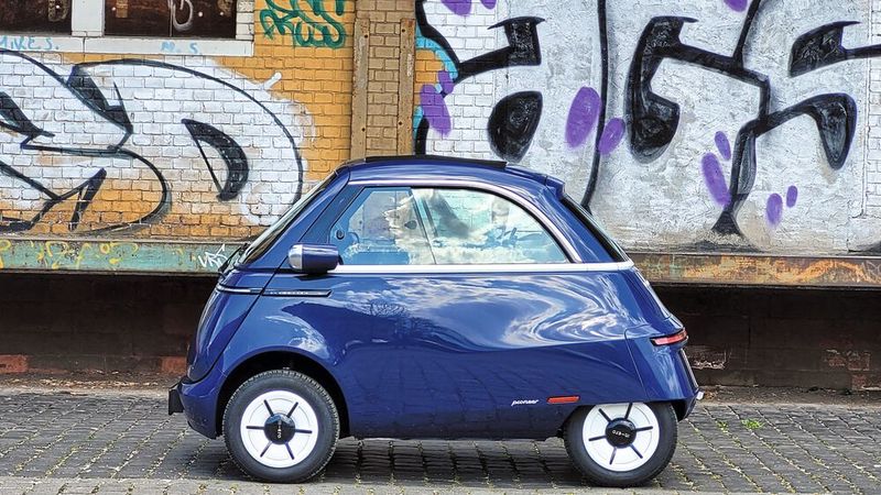 Der Microlino punktet mit Retro-Charme.(Bild:  Wehner - VCG)