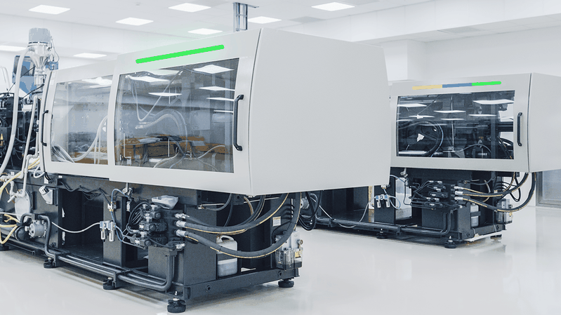 Die Linelight-Fusion-Serie integriert die Anzeige von Maschinenzuständen direkt in die Maschinenoberfläche und sorgt so für ein durchgängiges, ansprechendes Maschinendesign.(Bild:  Werma)