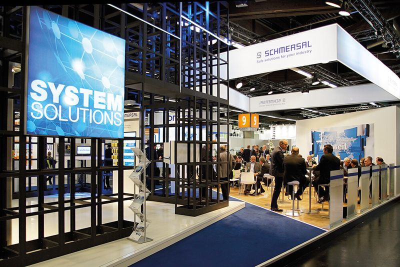 Messeauftritt von Schmersal auf der SPS IPC Drives 2014. (Bild: Schmersal)