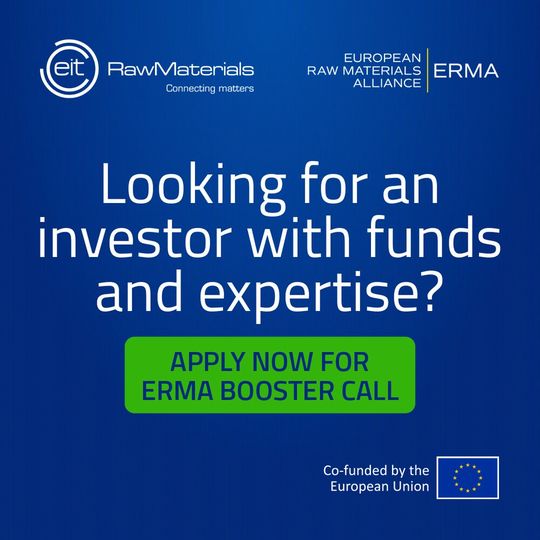 Der letzte Stichtag für das Bewerbungsverfahren für den ERMA Booster Call ist der 8. September 2025.(Bild:  EIT Raw Materials)