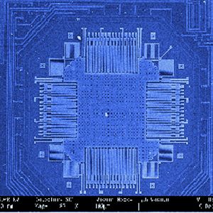 Oberflächentechnik unter dem Elektronenmikroskop: gut sichtbar sind die Finger (4-fach angeordnet)