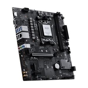 Das Micro-ATX-Mainboard im MAG Infinite Z  basiert auf dem MSI PRO B840M-B, wartet aber mit einem zusätzlichen Wi-Fi-7-Controller auf. (Bild:  MSI)