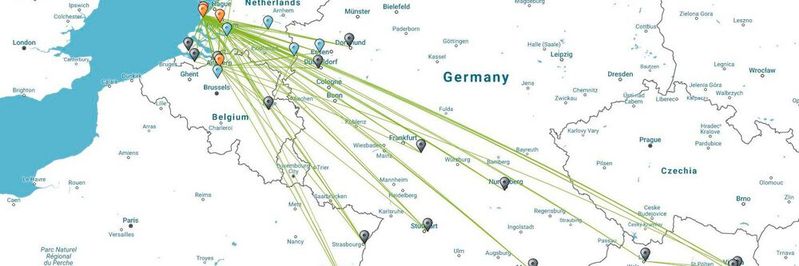 Eine dynamische Planung sogenannter synchromodaler Transporte ist mit traditionellen Tools nicht möglich. Das funktioniert nur mit KI-Unterstützung. (Bild:  EGS)