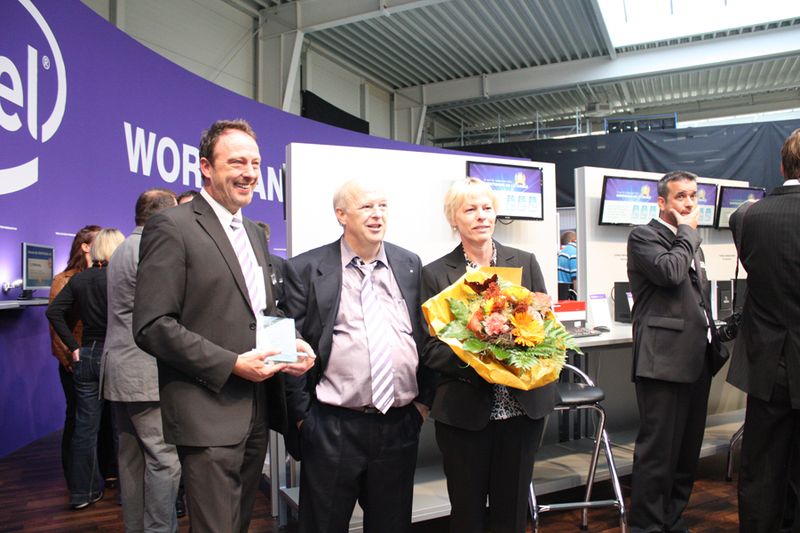 Thomas Knicker, Siegbert Wortmann und seine Frau Gabriele Wortmann (Archiv: Vogel Business Media)