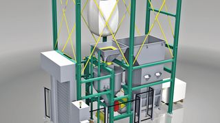 Automatische Big Bag Entleerstation (Bild: Emde Industrie-Technik)