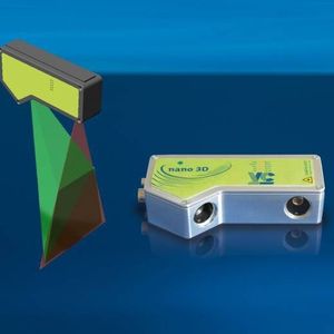 Die VC-nano-3D-Kameras von Vision Components beherbergen Laser, Kamera und Intelligenz in einem Gehäuse. Sie werden zur Qualitätskontrolle und Roboterführung etwa in der Automobilindustrie eingesetzt und erledigen sowohl 2D- als auch 3D-Prüfaufgaben. Die Effizienz von Anlagen könne laut Hersteller hierbei enorm gesteigert werden.
