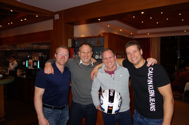 Thorsten Daniels und Andreas Müller von Siewert & Kau waren das Siegerteam beim Bobfahren 2019 in der Eisarena Königssee. (Vogel IT-Medien GmbH)