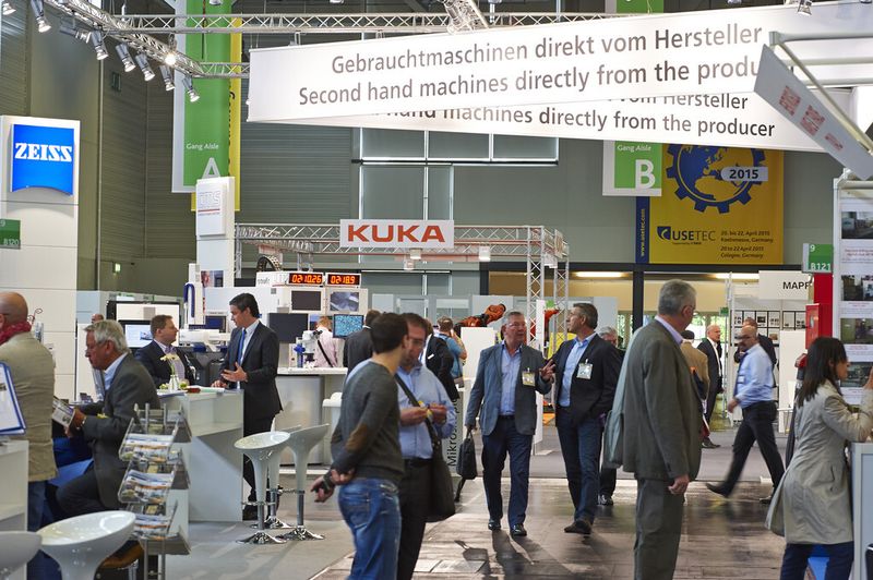 Für gebrauchte Maschinen galt bisher die Usetec als führende Messe. Jetzt droht Konkurrenz von der Messe Usedma, die 2015 zum ersten Mal in Kalkar stattfinden wird. (Bild: Andreas Drollinger)