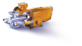 Steuerkolbendosierpumpe DR zur Dosierung von hoch bis höchstviskosen Medien mit Festkörperanteil  (Bild: Prominent)