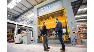 (l-r) Russell Hartill from Worcester Presses and Matt Adams, BPL Engineering Group’s Operations Director (Source: BPL Worcester)