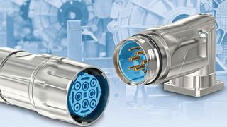 Mit dem Schnellverschluss Twilock-S und in neuem Design präsentiert sich die Rundsteckverbinderserie M40 der Hummel AG. (Hummel)