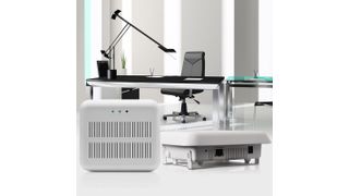 Der Access Point Bintec W1001n unterstützt die WLAN-Standards 802.11a/b/g/n und kann über PoE mit Strom versorgt werden. (Bild: Bintec Elmeg)