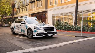 Daimler und Bosch testen das Ride-Hailing mit einer hochautomatisierten Fahrzeugflotte in San José, Kalifornien. (Daimler)