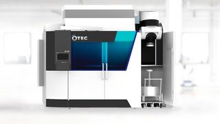 Mit der SF-HP gelingt erstmals das sogenannte Streamfinishen jetzt an großen Bauteilen bis zu einem Gewicht von 200 kg, informiert Otec.  (Otec)