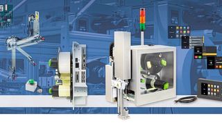 Weil das vollautomatische Etikettiersystem „HERMES“ so schlank baut, ist es überall in Fertigungslinien integrierbar. (Bild: cab)