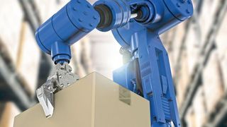 In der Logistik-Branche übernehmen Roboter-Greifer inzwischen viele Handling-Aufgaben. (©phonlamaiphoto - stock.adobe.com)