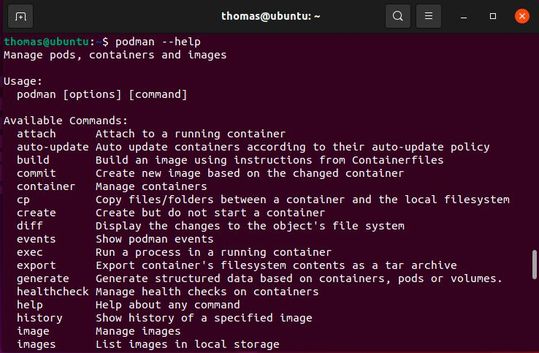 Container, die mit Buildah erstellt werden, lassen sich mit Podman betreiben.(Bild:  Joos / Canonical)