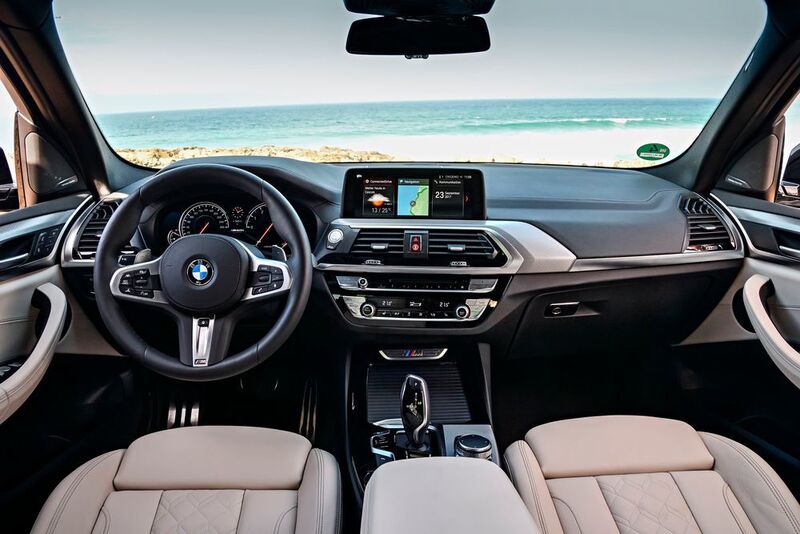 Der neue X3 bietet tolle Sitze, feinfühlige Lenkung und die wie ein Maßanzug dazu passende Achtgang-Automatik von ZF. (BMW)