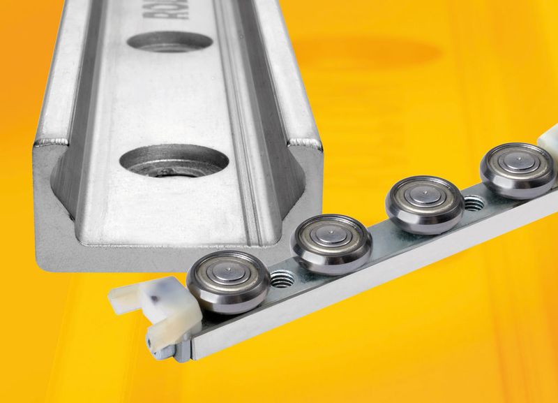 4 Stahlschienen und -läufer der Laufrollenführung Compact Rail sind mit den verschiedenen Beschichtungen verfügbar. (Archiv: Vogel Business Media)