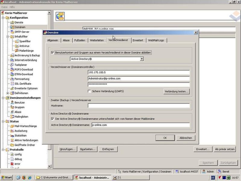 Alles drin: Kerios Mailserver kann über das Dateisystem oder mit einem integrierten Backup-Scheduler gesichert werden. (Archiv: Vogel Business Media)