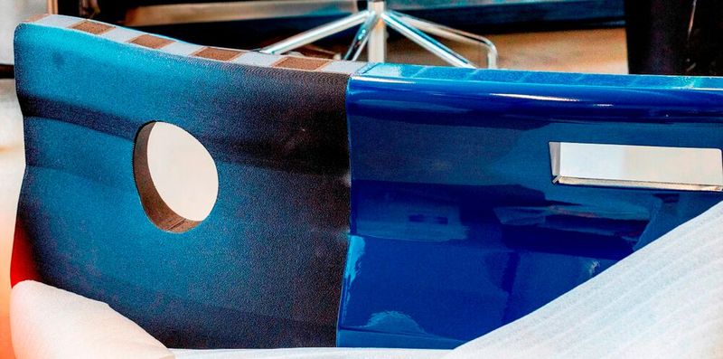 Verkleidungsbauteil mit Coating (Bild: Q.Big 3D)