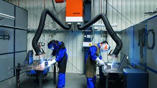 Absaug- und Filteranlagen zum Schutz vor Schweißrauch liefert Kemper jetzt verstärkt nach Russland.  (Bild: Kemper)