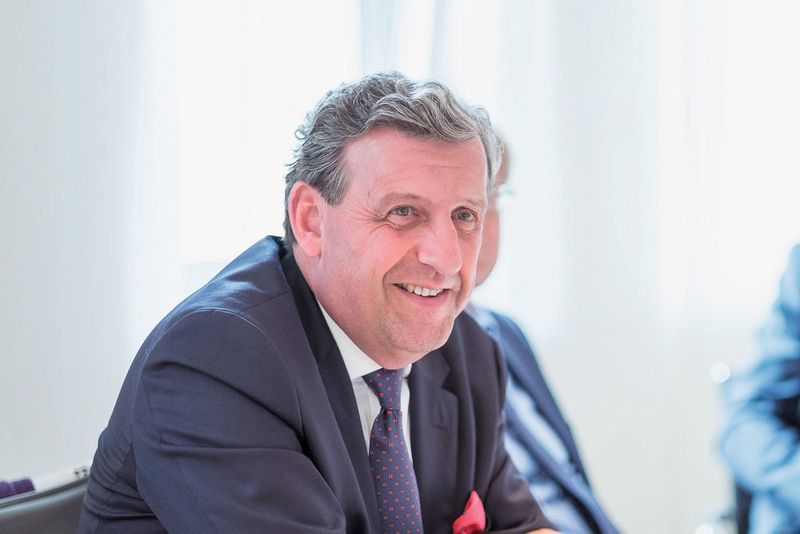 Dr. Stefan Wolf von Elring Klinger mahnt zum Veränderungswillen. (Charles Diehle Photography)